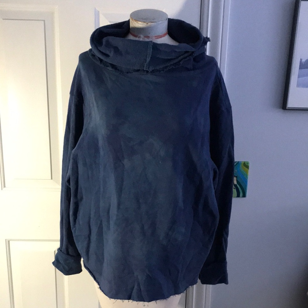 Hand Crafted Blue Hoodie